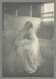 De kribbe door Gertrude Käsebier