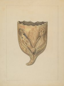 Muurzak voor bloemen, 1935-1942 door Gertrude Lemberg
