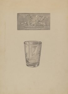 Whiskeyglas, 1935-1942 door Gertrude Lemberg