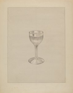 Wijnglas, ca. 1936