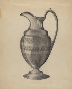 Pewter Pitcher door Gertrude Schmidt