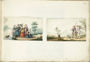 Mozes en Tobias en de engel