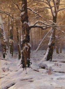 Winterochtend door Gevorg Bashindzhagyan
