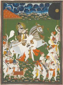 Maharana Bhim Singh in Processie