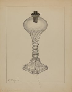 Lamp door Giacinto Capelli