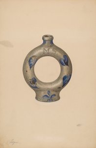 Ringfles (c. 1940) door Giacinto Capelli