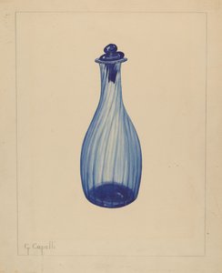 Toiletwaterfles, 1937 door Giacinto Capelli