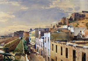 Addolorata batterij in Gaeta door Giacinto Gigante