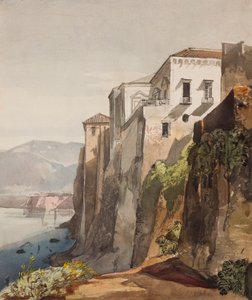 Het huis van Tasso, Sorrento, met toevoegingen door Prinses Maria Annunziata di Borbone (1843-1871), 1853