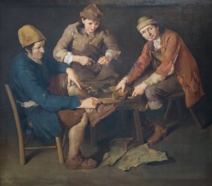 De schoenmakers door Giacomo (1698 1767) Ceruti