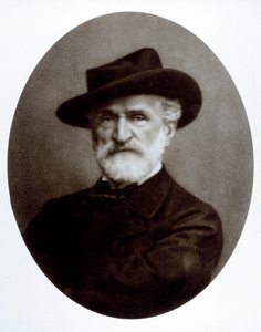 Portret van Giuseppe Verdi door Giacomo Brogi