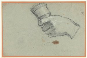 Een hand die een bel vasthoudt door Giacomo Cavedone
