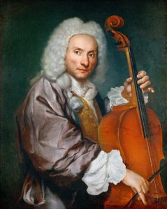 Duits: Bildnis eines Cellospielers Portret van een cellospeler door Giacomo Ceruti