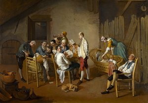 Het kaartspel door Giacomo Ceruti