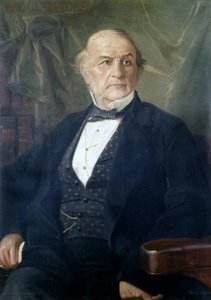 Portret van William Ewart Gladstone, Britse politicus (1809-1898) door Giacomo Mantegazza