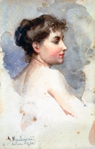 Portret van een vrouw, ca. 1873-1920