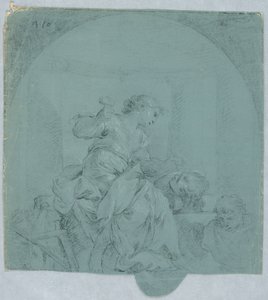 Ontwerp voor Allegorie van Beeldhouwkunst