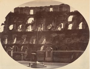 Interieur van het Colosseum, 1850s
