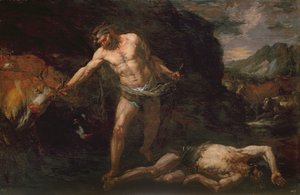 Hercules Doodt de Reus Cacus en Steelt het Vee van Geryon Terug