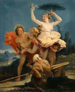 Apollo en Daphne, 1743-1745