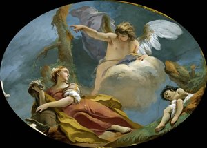 Hagar en Ismaël in de Woestijn door Giambattista Tiepolo