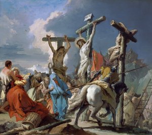 De Kruisiging door Giambattista Tiepolo
