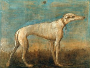 De Italiaanse Windhond, ca. 1793 door Giambattista Tiepolo