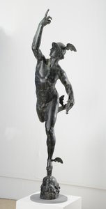 Mercurius (brons) door (after) Giambologna