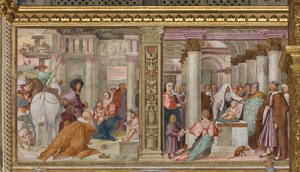 Centrale Schip, Vijfde Noord Span, Aanbidding van de Wijzen, Presentatie in de Tempel, Gian Francesco Bembo