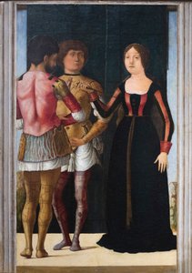 Brutus, Lucretia en Collatinus, c.1490 door Gian Francesco de