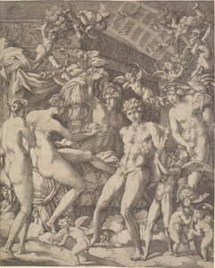 Venus en Mars met cupido