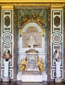 Buste van Lodewijk XIV, Salon de Diane, Grand Appartement, Kasteel van Versailles, Frankrijk, 17e eeuw door Gian Lorenzo Bernini