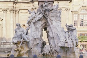 Fontana dei Quattro Fiumi (Fontein van de Vier Rivieren), 1651