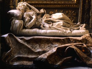 Italië, Rome, Kerk van San Francesco Ripa, Zalige Ludovica Albertoni