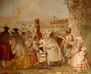De Charlatan door Giandomenico (1727 1804) Tiepolo