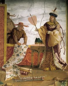 De Chinese textielhandelaar door Giandomenico (1727 1804) Tiepolo