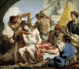 Christus gekroond met doornen, 1772 door Giovanni Domenico Tiepolo