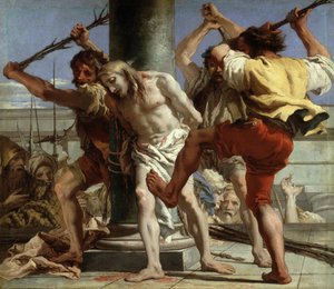 Christus aan de Zuil, 1772 door Giovanni Domenico Tiepolo