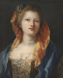 Portret van een Vrouw, 1762-70 door Giovanni Domenico Tiepolo