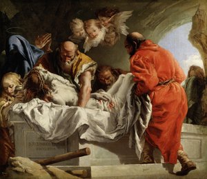 De graflegging van Christus door Giovanni Domenico Tiepolo