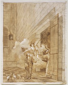 De bevrijding van St. Peter en St. John uit de gevangenis