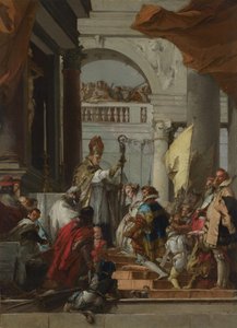 Het huwelijk van Frederik Barbarossa, ca. 1753 door Giovanni Domenico Tiepolo