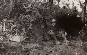 Album "Oorlogsbeelden II": Italiaanse soldaten in Val Chiusone naar Podsenica, 09/1917 door Gigliucci Gigliucci