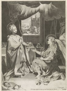 Annunciatie door Gijsbert Van Veen