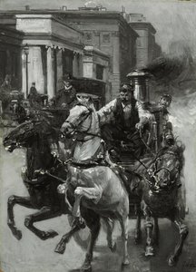 Haast naar het vuur, ca. 1900