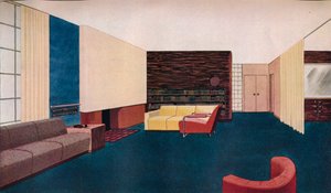 Ontwerp voor een woonkamer