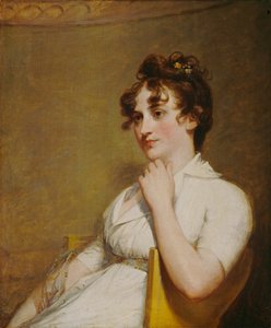 Eleanor Parke Custis Lewis Mrs. Lawrence Lewis, 1804 door Gilbert Stuart