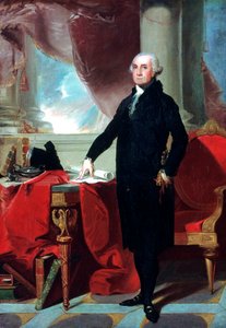 George Washington 1732-99, 1796 door Gilbert Stuart