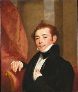 Portret van George Brown, vader van de schilder John Lewis-Brown