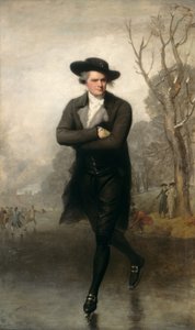 De Schaatser Portret van William Grant, 1782 door Gilbert Stuart